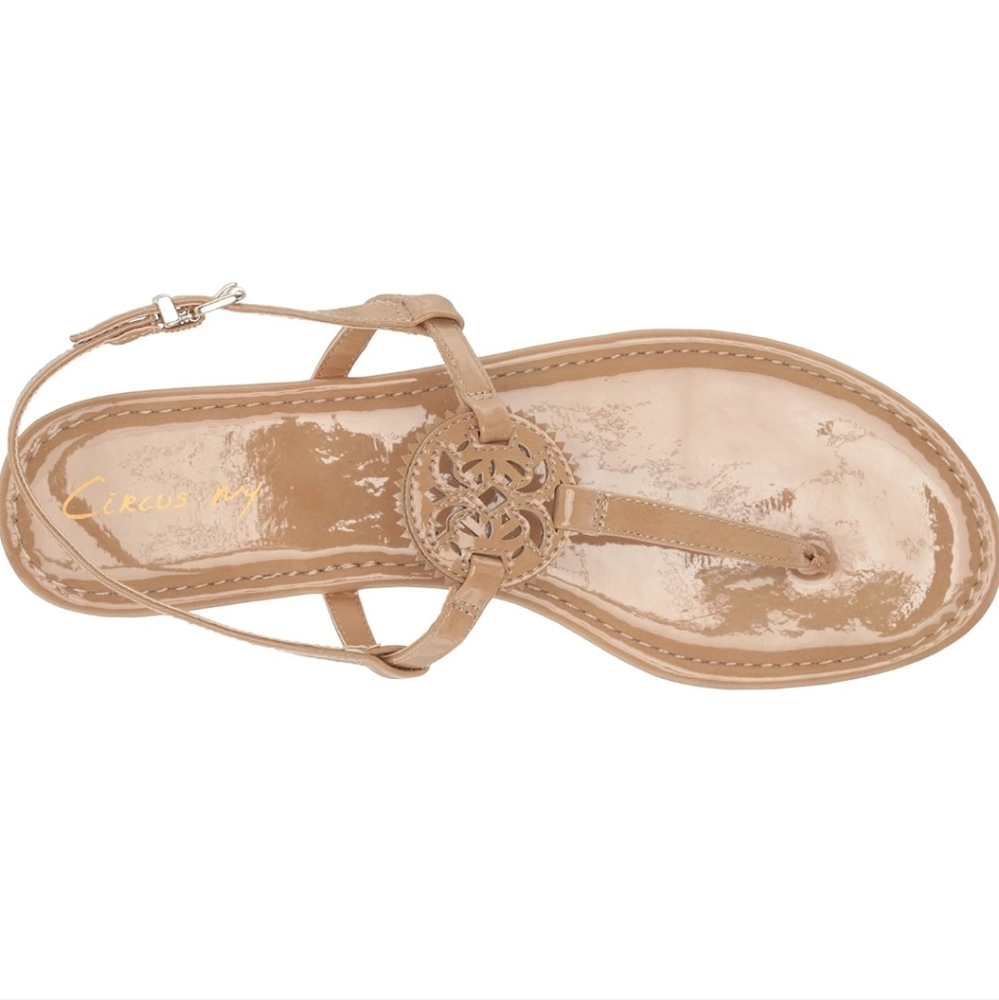 Circus NY by Sam Edelman Women's Celia Sandal , Almond patent
